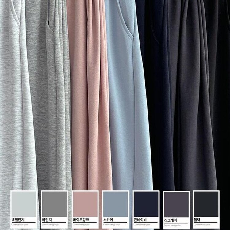 【丈別】ピンタックワイドトレーニングパンツ(7color)