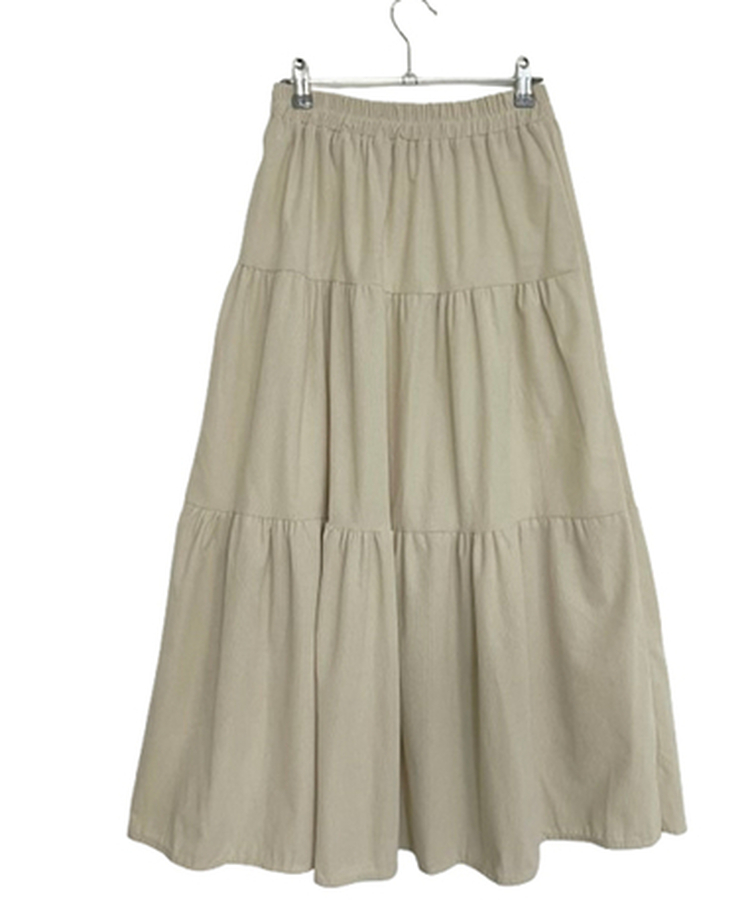 연말룩아방핏골덴코듀로이캉캉롱스커트