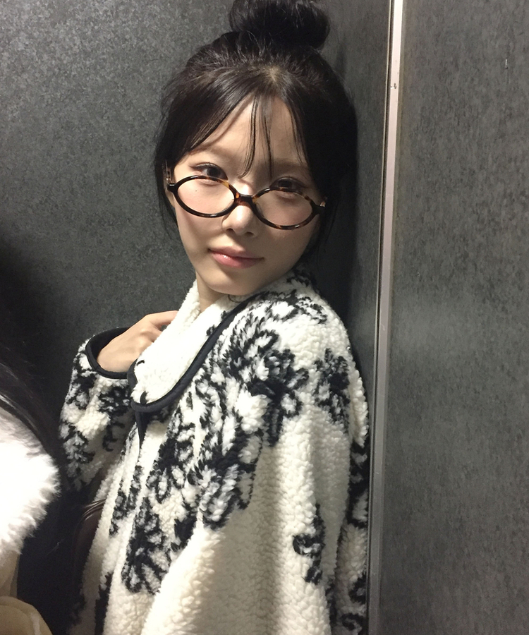 꽃 리버시블 뽀글이 후리스