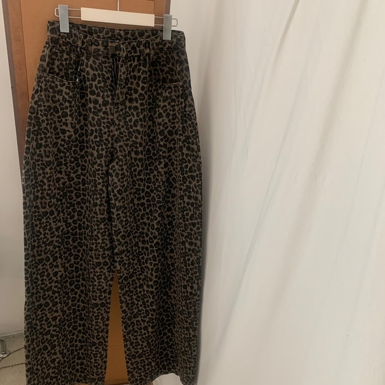 レオパードワイドパンツ