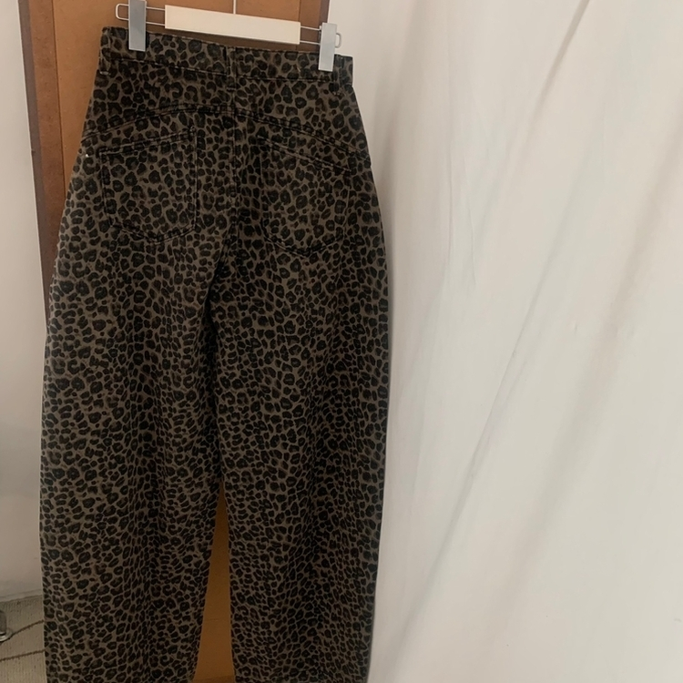 レオパードワイドパンツ
