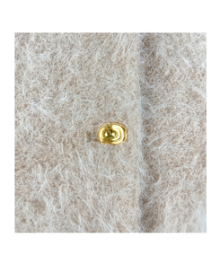 ダンブルツイードノーカラーミニワンピース