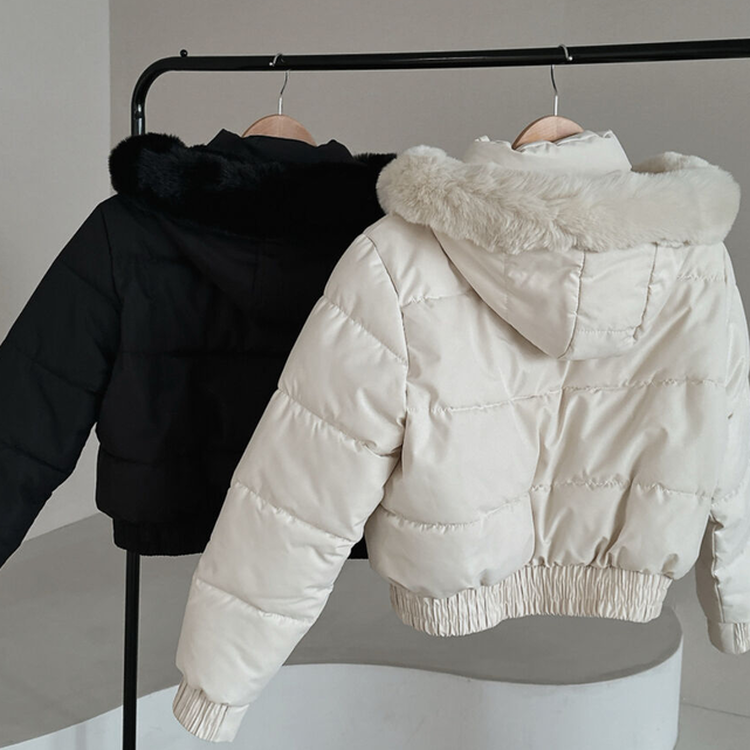 ファーフードショートダウン