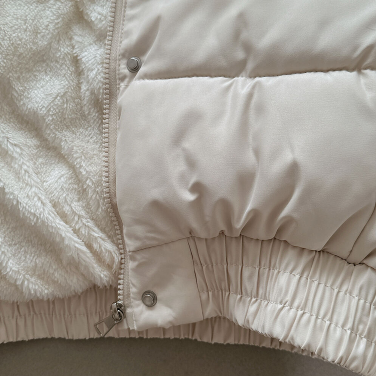 ファーフードショートダウン