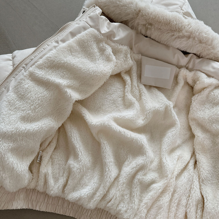 ファーフードショートダウン