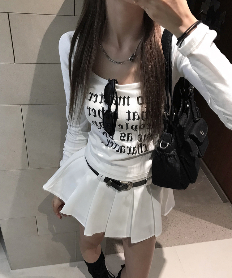 アシンメトリーレイヤードクリップネックレス SILVER