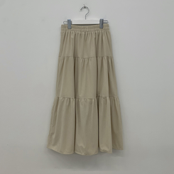 모리걸 아메카지 빈티지 골덴 밴딩 캉캉 롱스커트