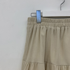 모리걸 아메카지 빈티지 골덴 밴딩 캉캉 롱스커트