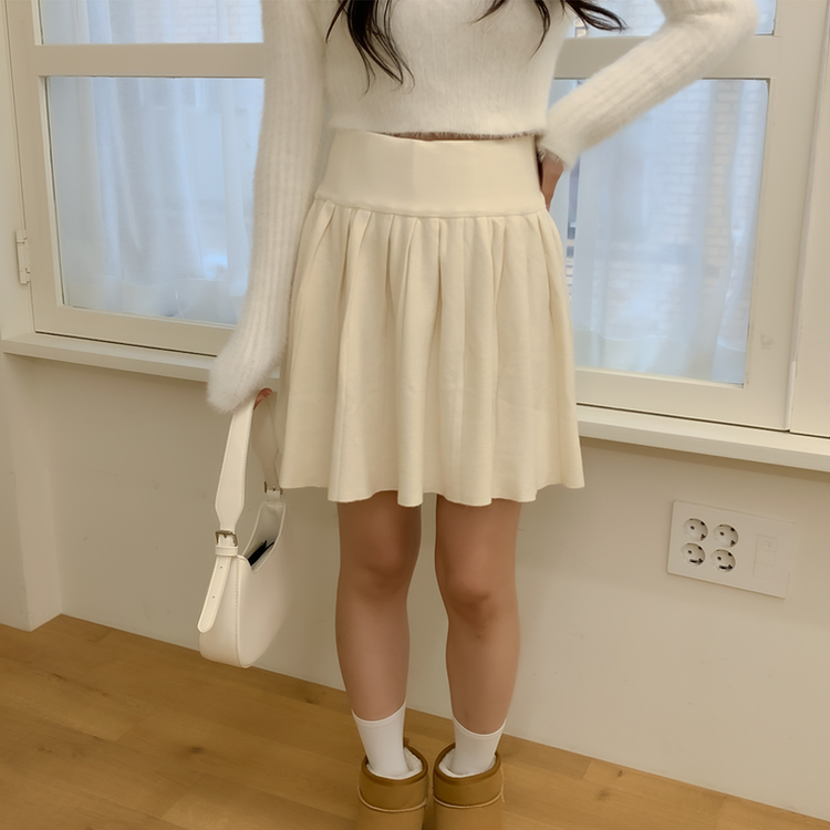 ムードミップバンディングミニスカート IVORY
