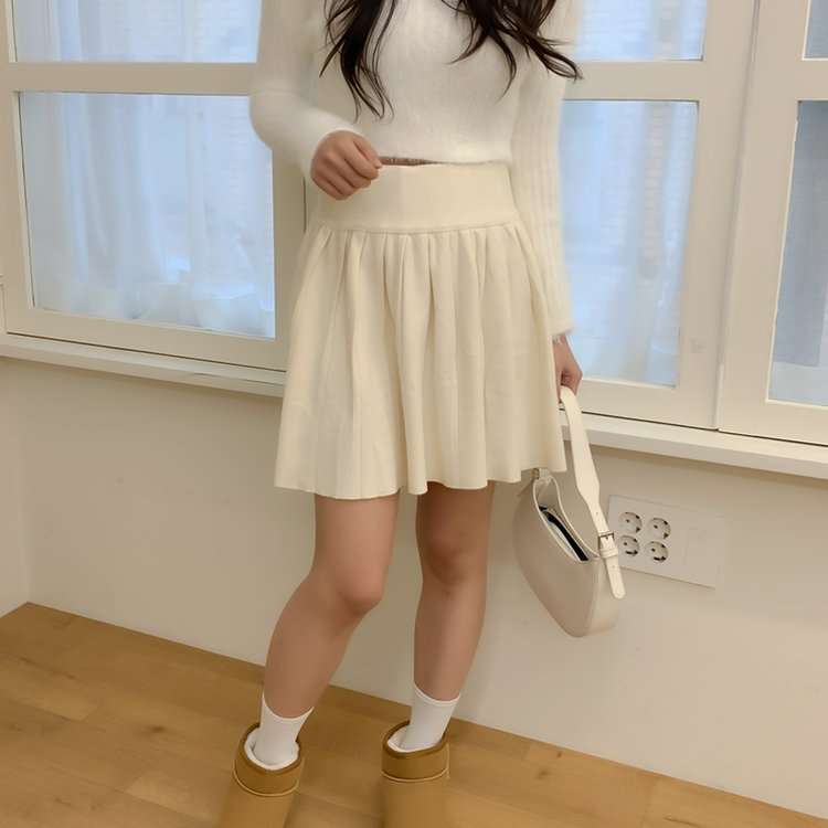 ムードミップバンディングミニスカート IVORY