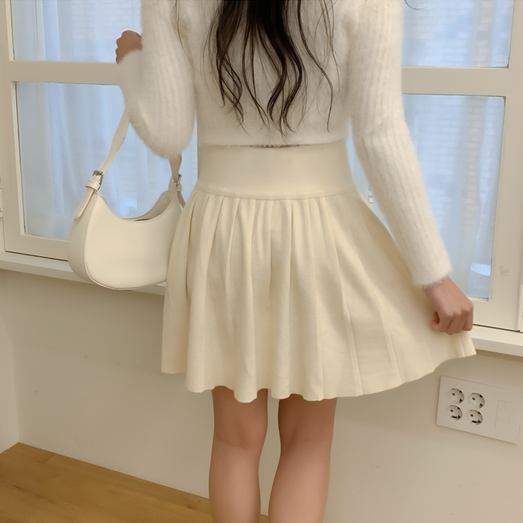 ムードミップバンディングミニスカート IVORY