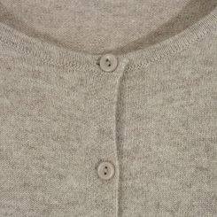 【whiplumXSONA 初コラボ！】 ウール100%ラウンドネック羊毛カーディガン