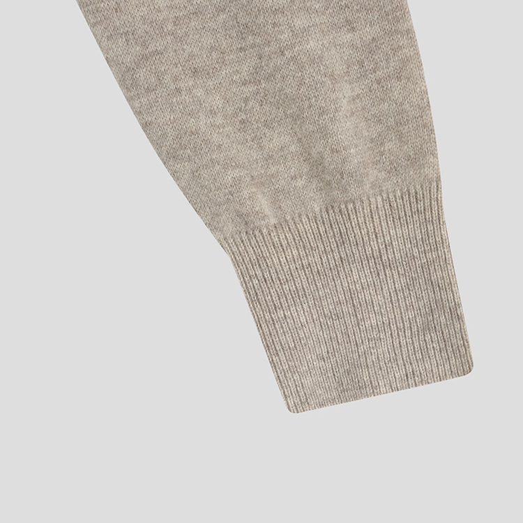 【whiplumXSONA 初コラボ！】 ウール100%ラウンドネック羊毛カーディガン