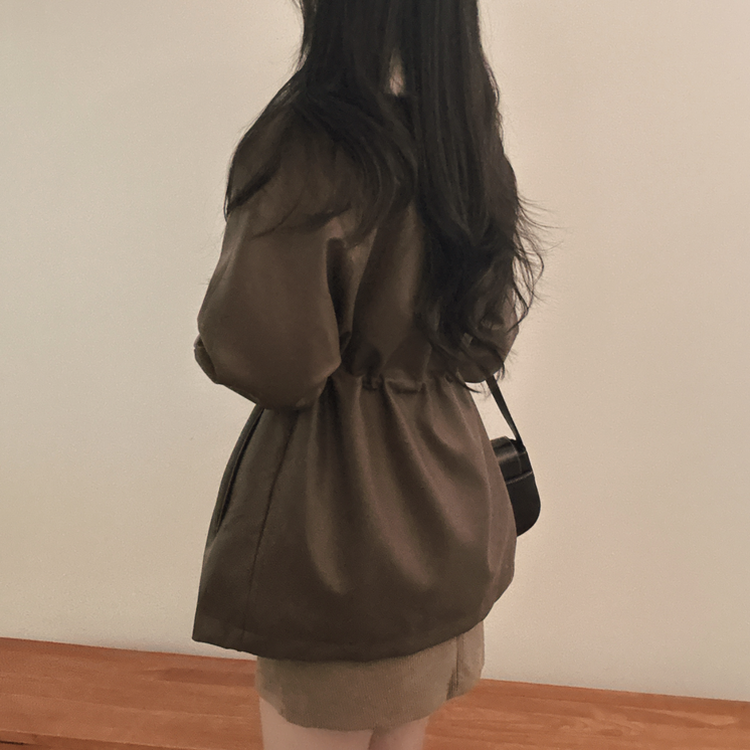 ストリングハーフムートンファーレザージャケット