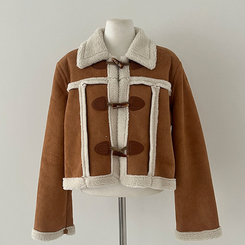 베이비 양털 떡볶이 무스탕 자켓