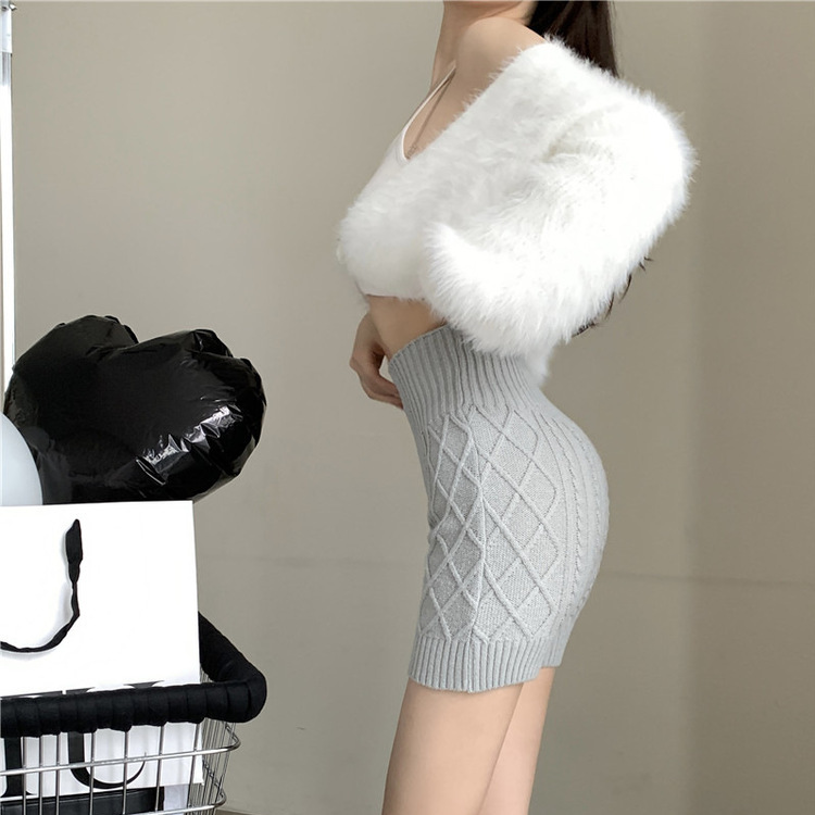 ニットインナーパンツ GRAY