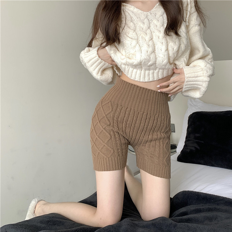 ニットインナーパンツ BROWN