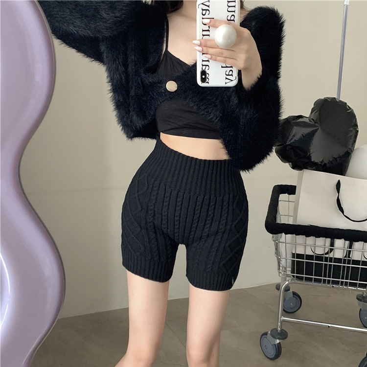 ニットインナーパンツ BLACK