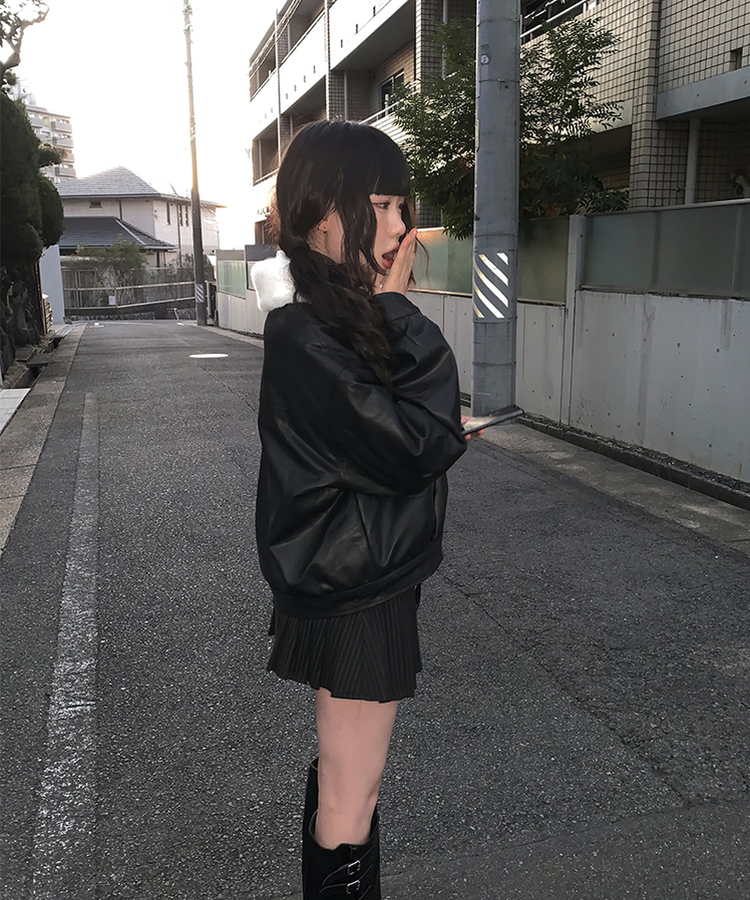 icca イッカ　ジャケット　ブラック　ファー　毛皮 icca イッカ ジャケット ブラック ファー 毛皮