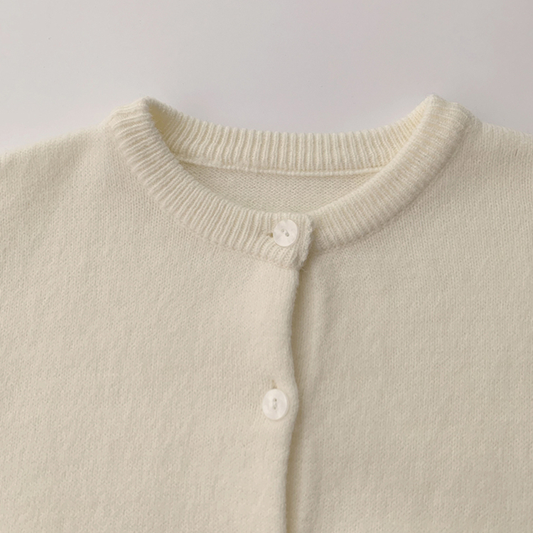 メリミラウンドセミクロップカーディガン(8color)