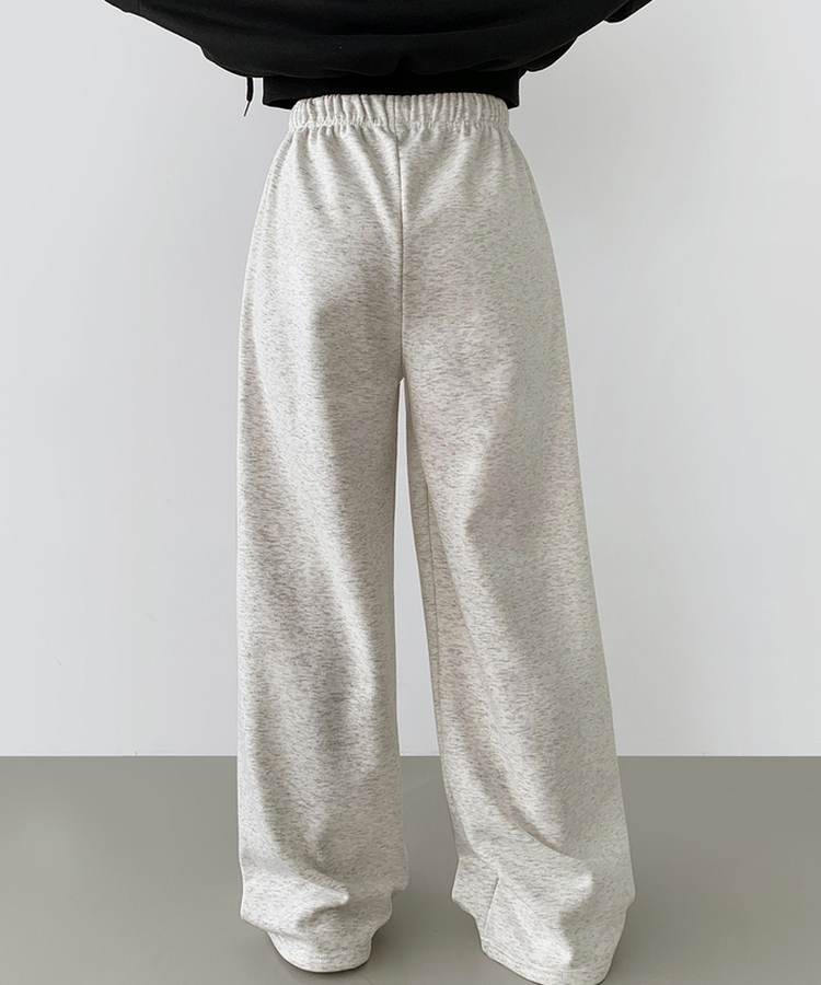 밍크 융털 기모 겨울 바지 중 1등 와이드 밴딩 트레이닝 팬츠