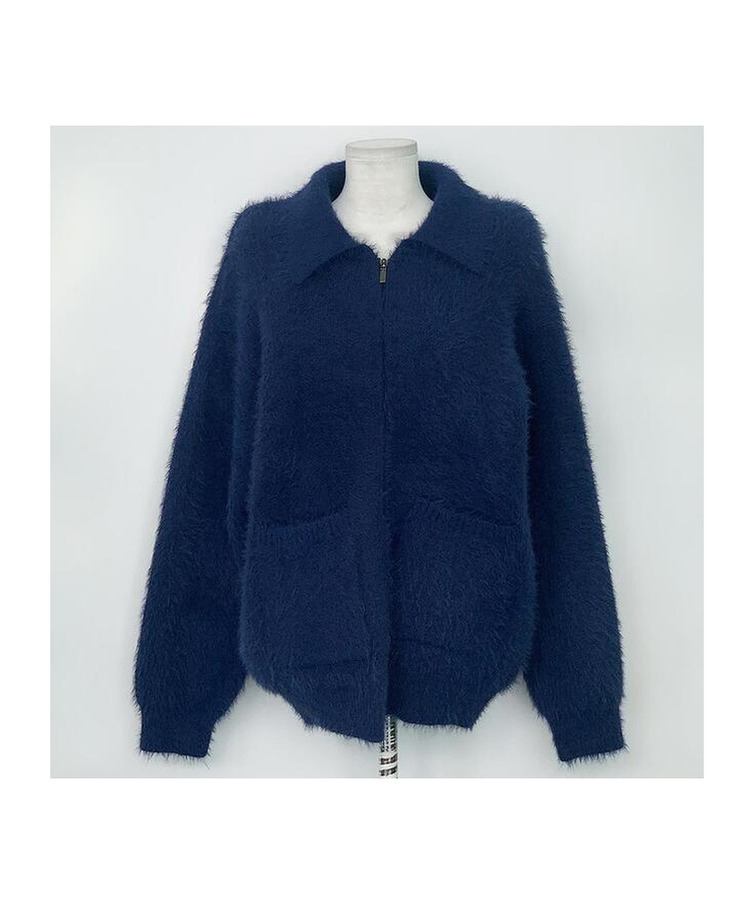SJP15374 ウィキアンゴラジップアップ(5color) ジャンパー