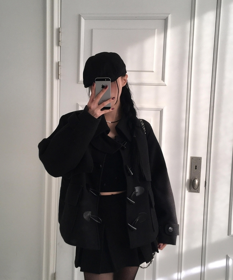 ダッフルハーフコート canaljean ビッグカラーダッフルハーフコート | ファッション通販サイト NUGU