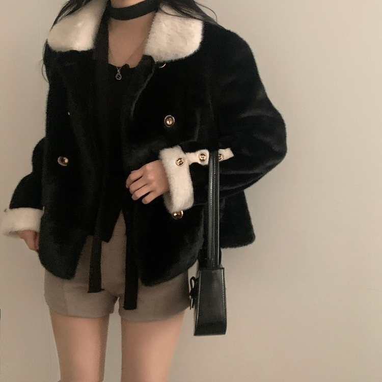 ファールーズフィットカラージャケット BLACK