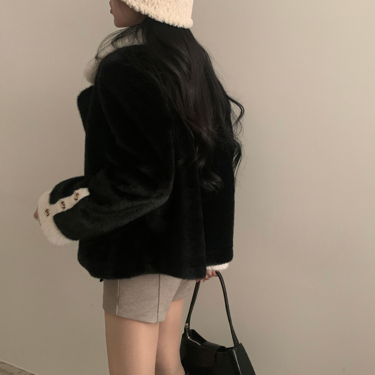 ファールーズフィットカラージャケット BLACK