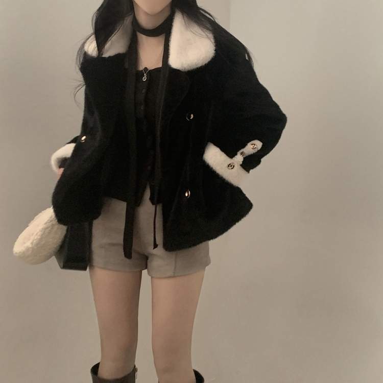 ファールーズフィットカラージャケット BLACK