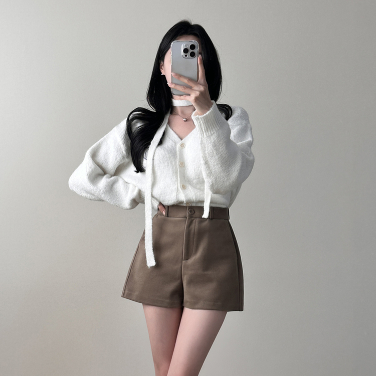 【起毛】ショートパンツ BEIGE