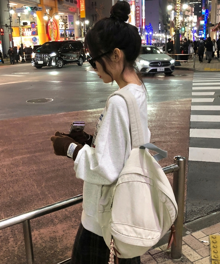 バックバッグ・スクールバッグ ライジングキャンバスバックパック IVORY