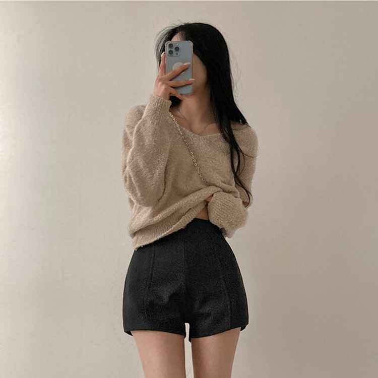 ローブルスリットショートパンツ