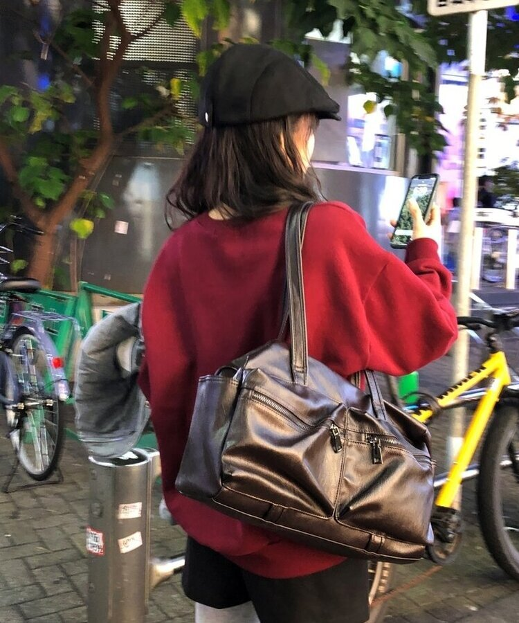 スエードハンティングキャップベレー帽