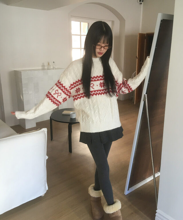 リボンケーブルニット