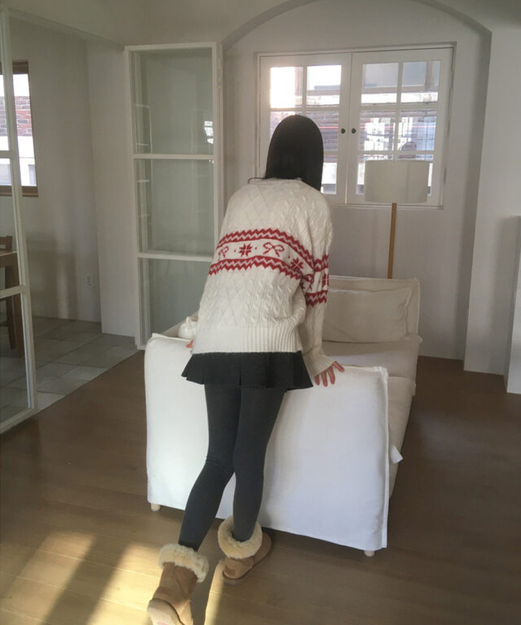 リボンケーブルニット