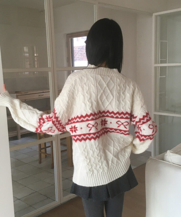 リボンケーブルニット
