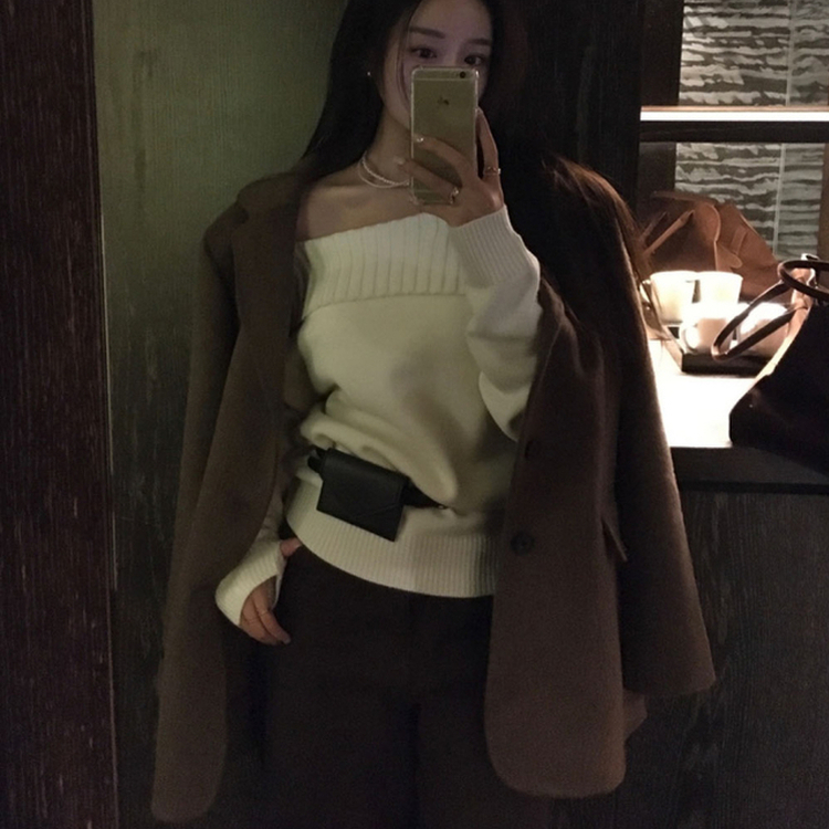 アンティークハンドメイドハーフコート BROWN