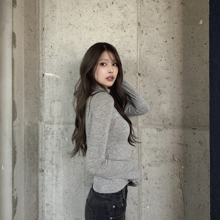 터틀넥워머 긴팔티셔츠 (8color) 그레이