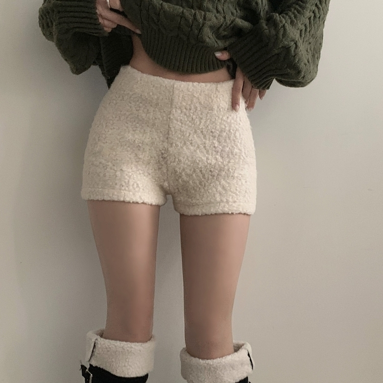ボアウールショートパンツ