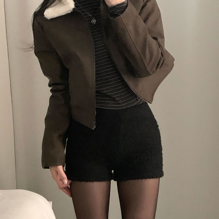 ボアウールショートパンツ