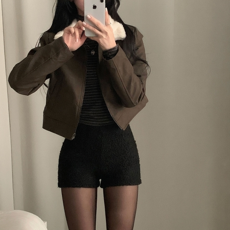 ボアウールショートパンツ