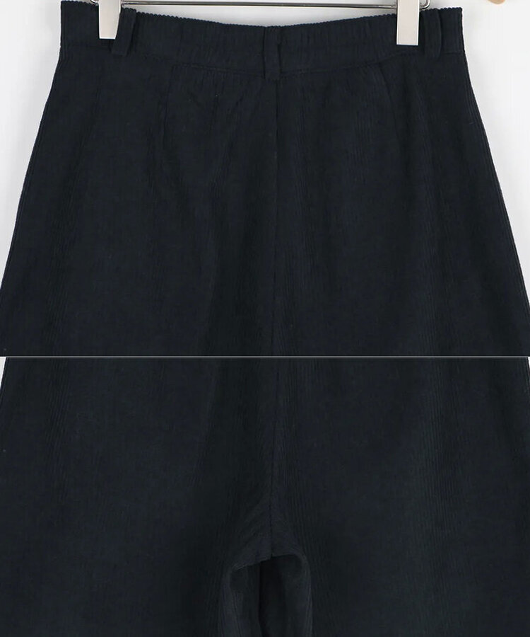 【丈別】【起毛】コーデュロイミンクハーフパンツ