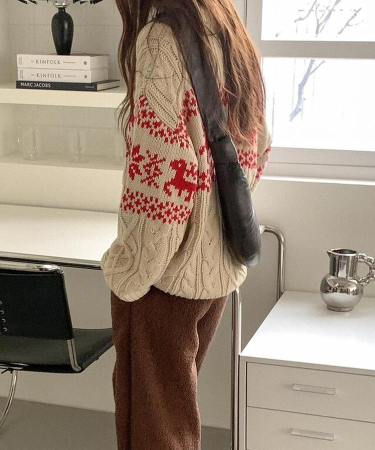 オリソンウールノルディックニット