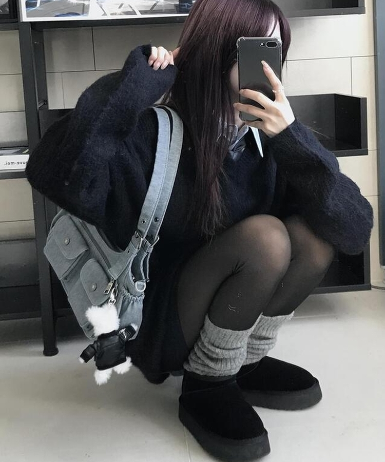 チーズVネックニット(9color)