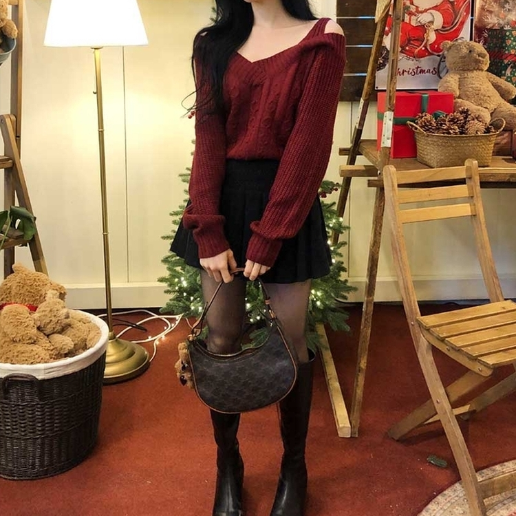 골덴 플리츠 미니스커트 치마바지 블랙