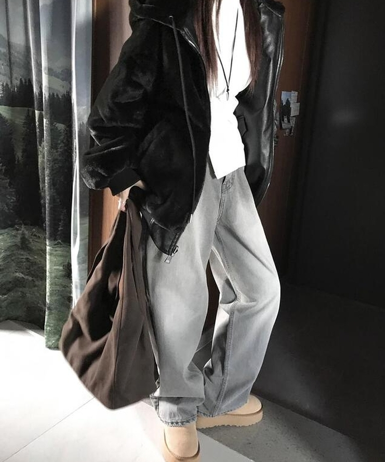 アンロックデニムワイドパンツ