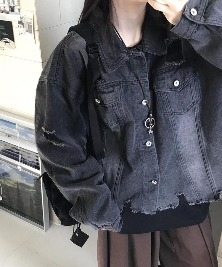 レディービンテージデニムジャケット