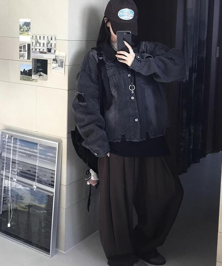 レディービンテージデニムジャケット