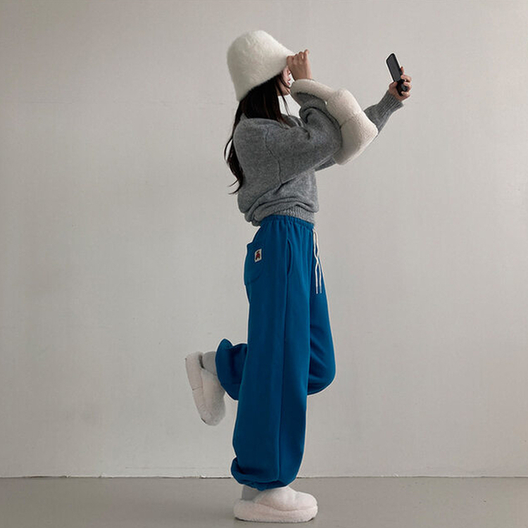 【起毛】テディベアージョガートレーニングパンツ(10color)